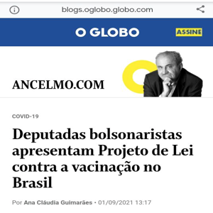 Blogueira Global Publica Fake News