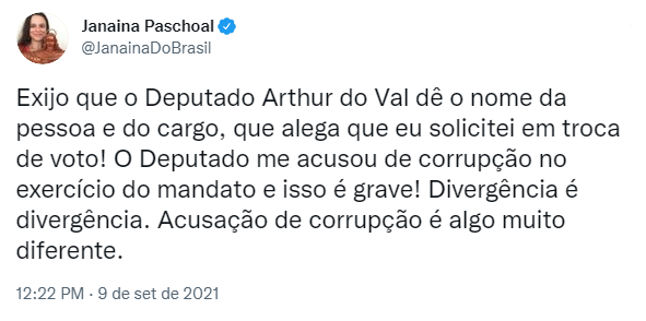 Eu vou representa-lo por Crime